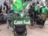 Arrivée de la Good Food March à Bruxelles