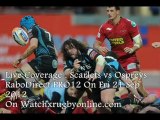 Scarlets vs Ospreys Live Coverage 21 Sep 2012 At 19:05 local