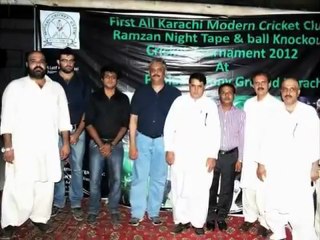 First All Karachi Ramazan Floodlit Tape Ball Cricket Tournament