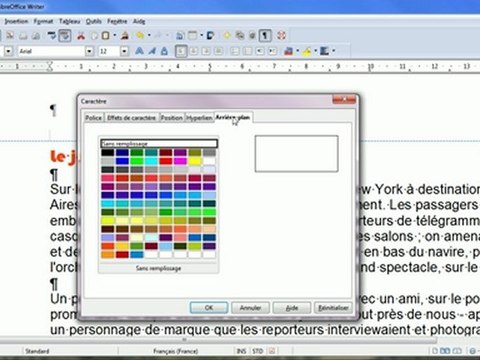 LibreOffice | Mise en forme des caractères sur Writer