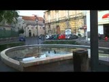 Aversa (CE) - Piazza Vittorio Emanuele: la fontana a secco