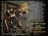 Killswitch Engage in lyrics Rise inside