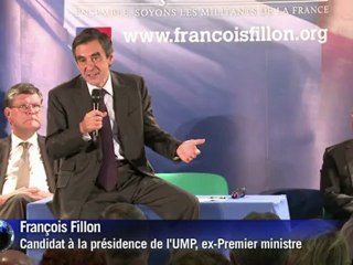 François Fillon rencontre ses militants à Mâcon
