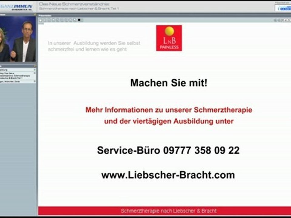 Die LNB Schmerztherapie bei Rückenschmerzen - Teil 2 Fach