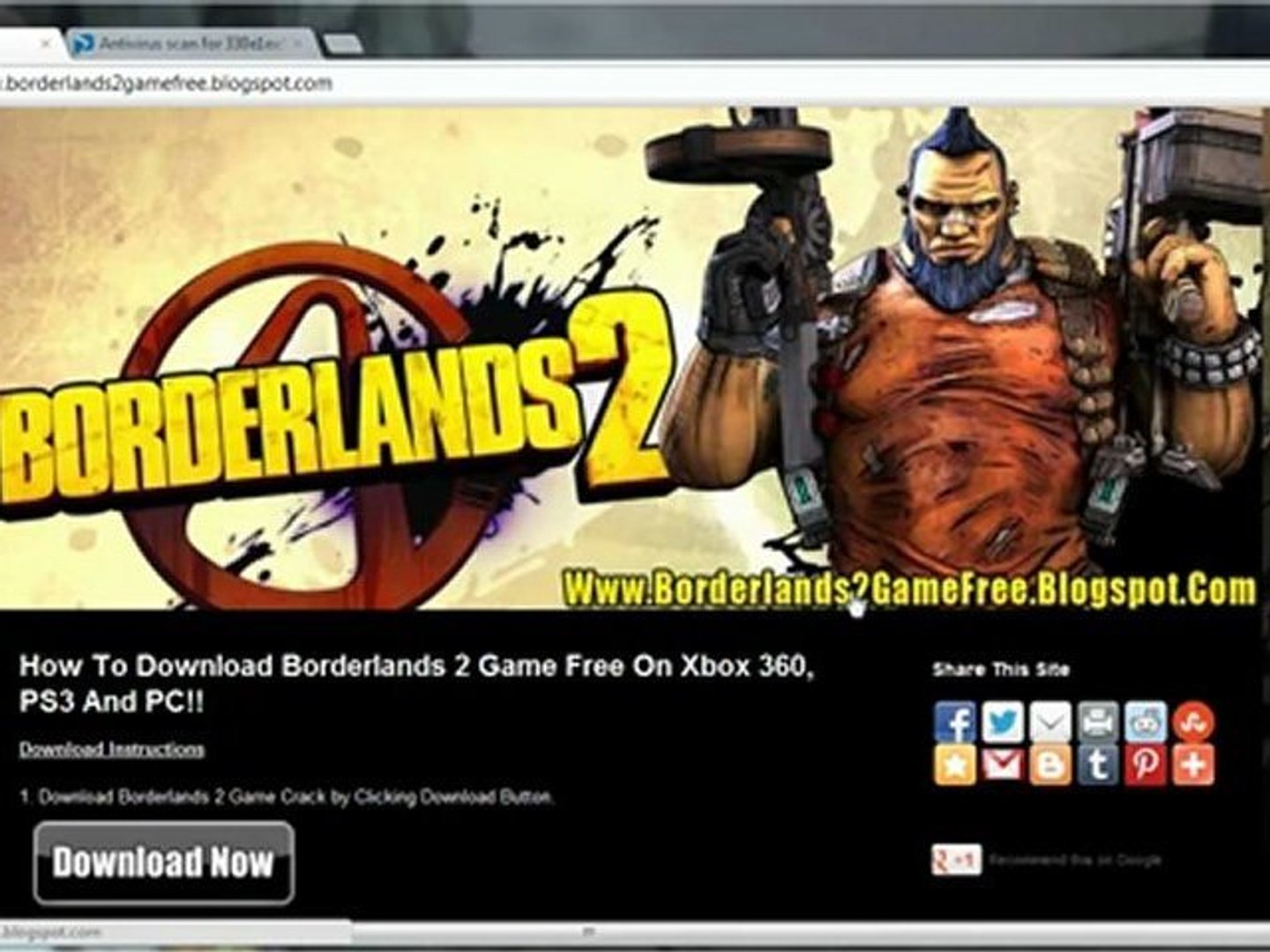 How to Download Borderlands 2 Game Crack Free - Xbox 360, PS3 And PC!! -  video Dailymotion