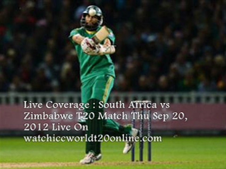 Watch South Africa vs Zimbabwe Live T20 Worldcup Match 20-09-2012