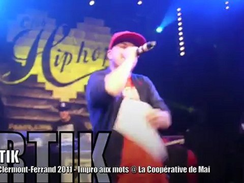 ARTIK, impro aux mots @ EOW Clermont-Ferrand 2011 pt. 1