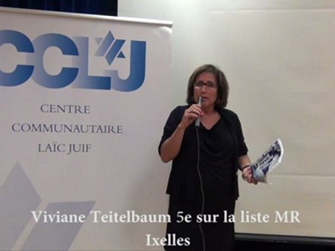 Elections communales 2012 - Viviane Teitelbaum (MR)