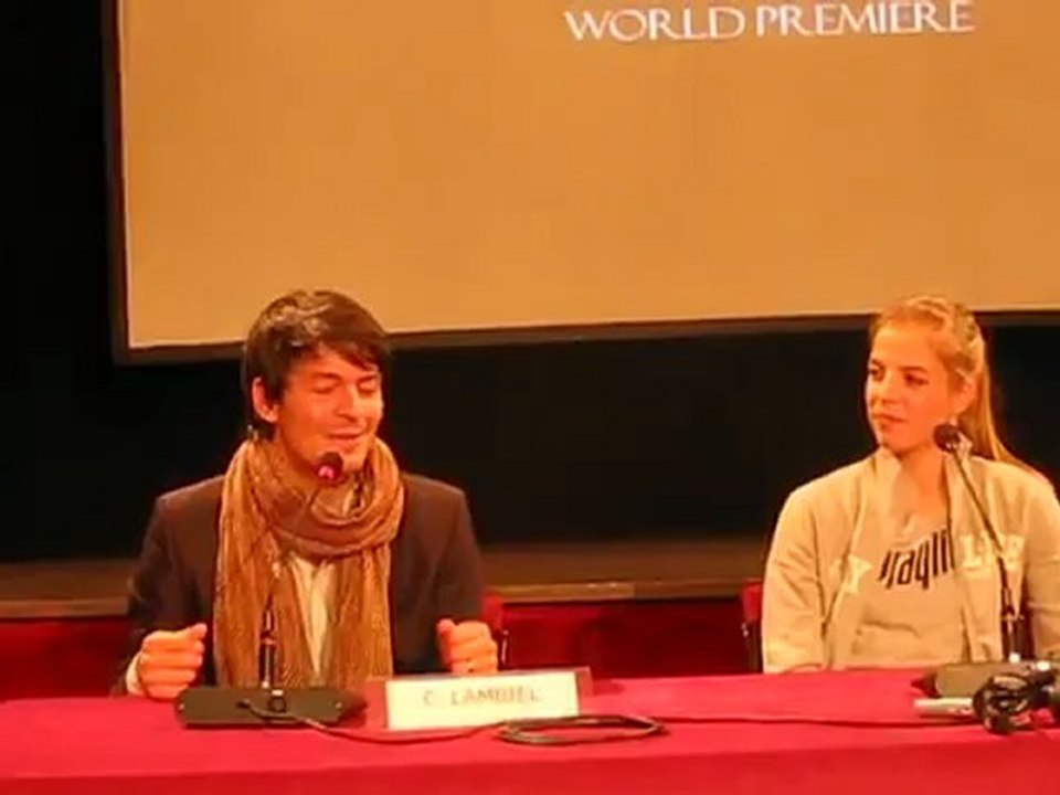 Stephane Lambiel - Opera on ice 2012, press conference