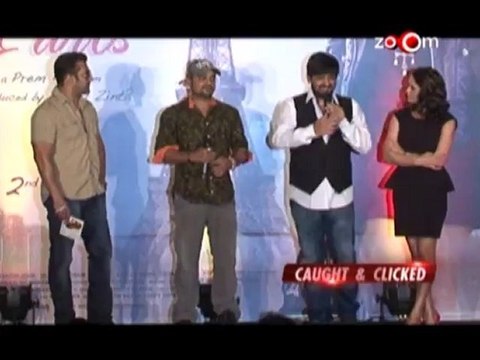 Salman & Preity at the music launch Ishkq in Paris