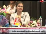 Kajol promotes Eco-friendly Ganesh idols
