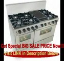 SPECIAL DISCOUNT 48 Pro-Style Dual-Fuel LP Gas Range with 6 Open Burners 3.69 cu. ft. Convection Oven Self-Cleaning and Double Sided Grill/Griddle Stainless