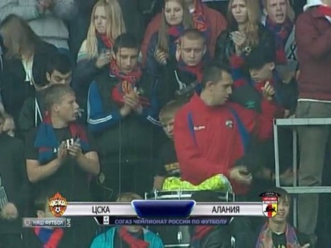 ЦСКА — «Алания» — 16.09.2012 — 8 Тур 1 тайм