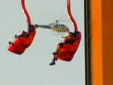 Theme park riders left dangling at 300ft