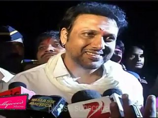 Govinda with Daughter Narmada @ Ganpati Visarjan