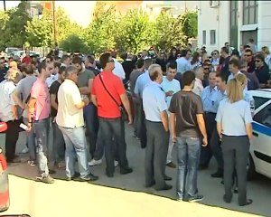 Ένστολη διαμαρτυρία στη Λαμία