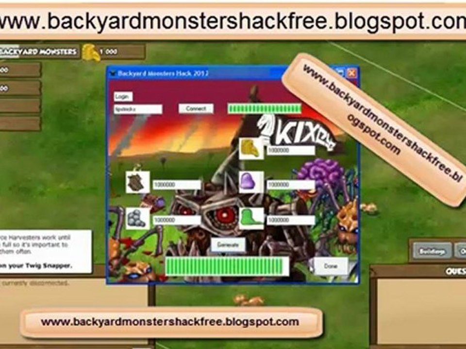 backyard monsters shiny hack