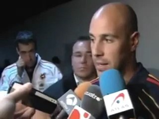 La selección española tras la derrota frente a Argentina