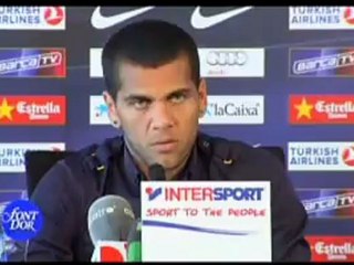 Dani Alves: " es mejor perder ahora que en la recta final"