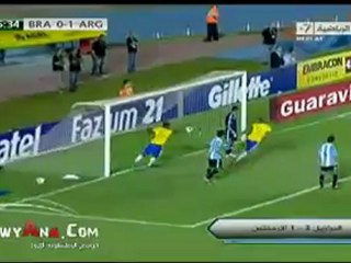 أهداف مباراة البرازيل 2×1 الارجنتين - ذهاب سوبر كلاسيكو
