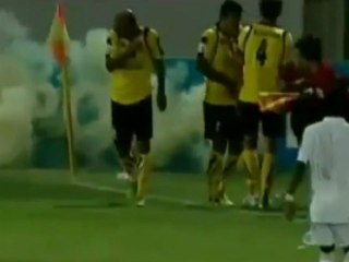 Hand grenade explodes on Iranian football pitch