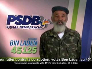Au Brésil, Batman, Robin et Ben Laden se disputent une mairie