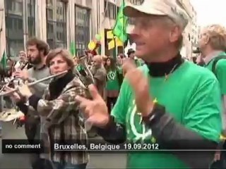 "Good Food March" protest for radical... - no comment