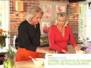 Cherie qu'est-ce qu'on mange  "Mille et une feuilles de brick" - T0025025