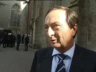 Michel-Edouard Leclerc aux obsèques de son père: interview exclusive