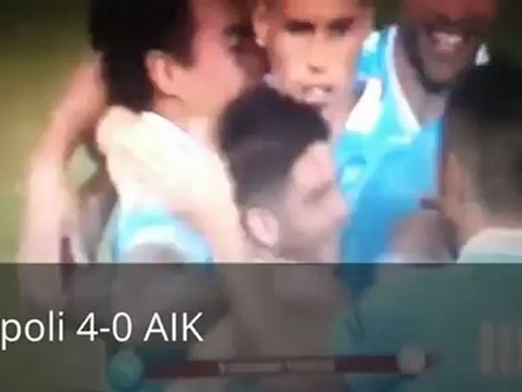 Napoli VS AIK Solna (4-0) All Goals