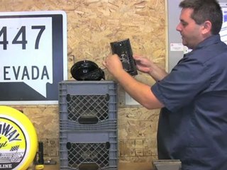 Gas Pump Heaven- Using a Wall Sconce as a Garage Door Opener