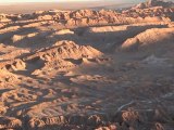 CHILI- San Pedro de Atacama:  Vallée de la Luna et couché de soleil sur le désert