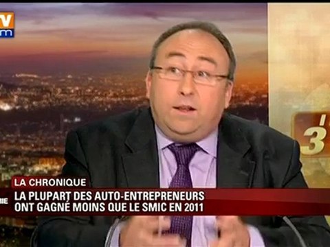La plupart des auto-entrepreneurs ont gagné moins que le SMIC en 2011