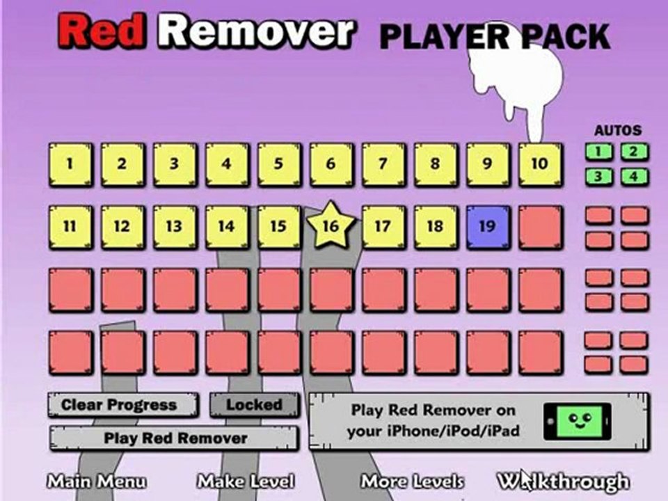 Red Remover Player Pack Walkthrough - Levels 1-20 (Par or Less) - video ...