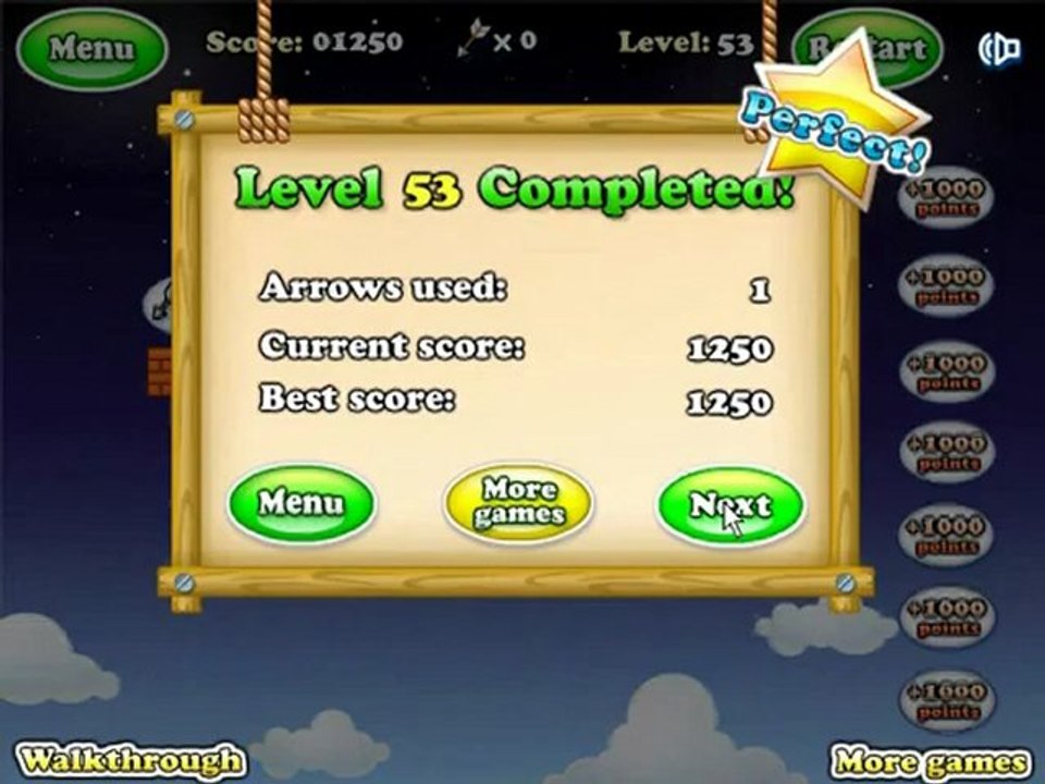 Gibbets 2 Walkthrough - Levels 41-53 - All Perfect