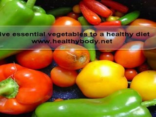 Five essential vegetables to a healthy diet