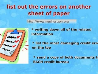 Helpful tips in Composing a Good Credit Dispute Letter