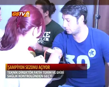 FUTBOL | Teknik Direktörümüz Fatih Terim ve ekibi sağlık kontrolünden geçti.