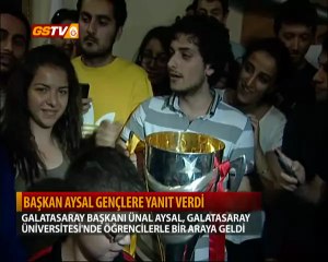 Başkan Ünal Aysal Galatasaray Üniversitesi'ndeydi