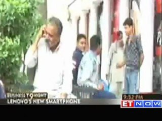 PC company Lenovo enters smartphone market