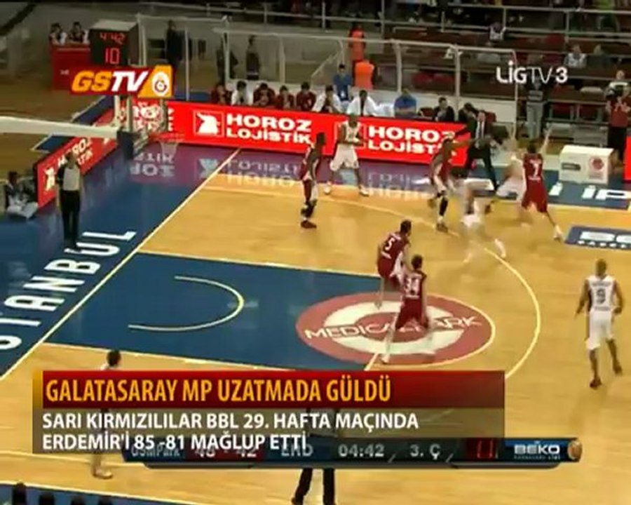 ERKEK BASKETBOL | Galatasaray Medical Park 85 -- 81 Erdemir