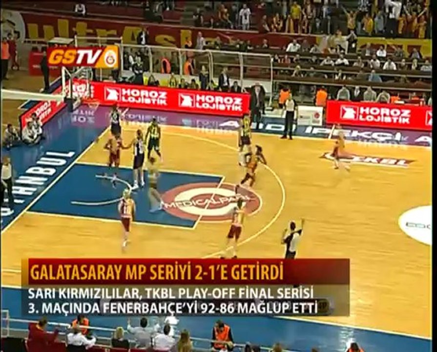 KADIN BASKETBOL | Özet: Galatasaray Medical Park 92 - Fenerbahçe 86