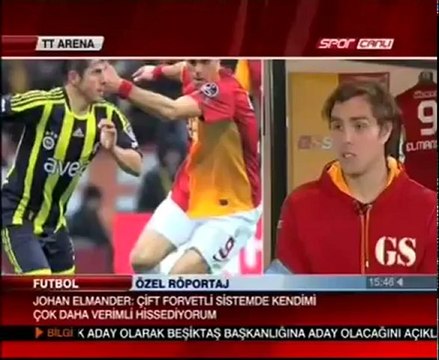 FUTBOL | Johan Elmander Özel Açıklamalarda Bulundu.