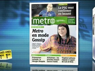 Revue de presse Unes 1ère - 21 septembre 2012
