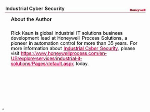 Industrial Cyber Security: Creating a Secure Process Control Environment by Properly Managing Risk