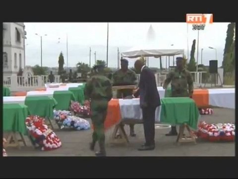 hommage aux soldats tombés: HAMED BAKAYOKO c'est inacceptable ... le gouvernement assurera la sécurité de tous