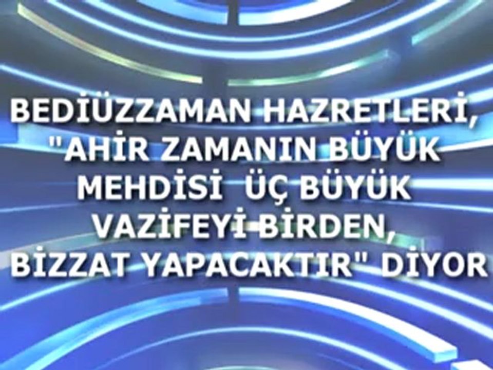 MEHMET SAİT YAZ'IN; RİSALEİ NUR BİRİNCİ VAZİFEYİ YAPTI, İKİ VE ÜÇÜNCÜ VAZİFE O KADAR EHEMMİYETLİ DEĞİL İDDASINA CEVAP_xvid