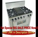 SPECIAL DISCOUNT 36 Pro-Style Dual-Fuel LP Gas Range with 4 Open Burners Vari-Flame Simmer on Front Burners 3.69 cu. ft. Convection Oven and Double Sided Grill/Griddle Stainless