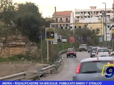 Andria | Riqualificazione via Bisceglie, pubblicato bando 1° stralcio
