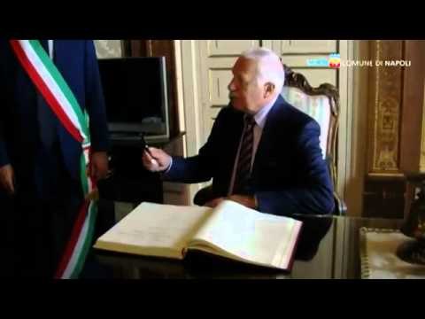 Napoli - Vaclav Klaus a Palazzo San Giacomo (20.09.12)